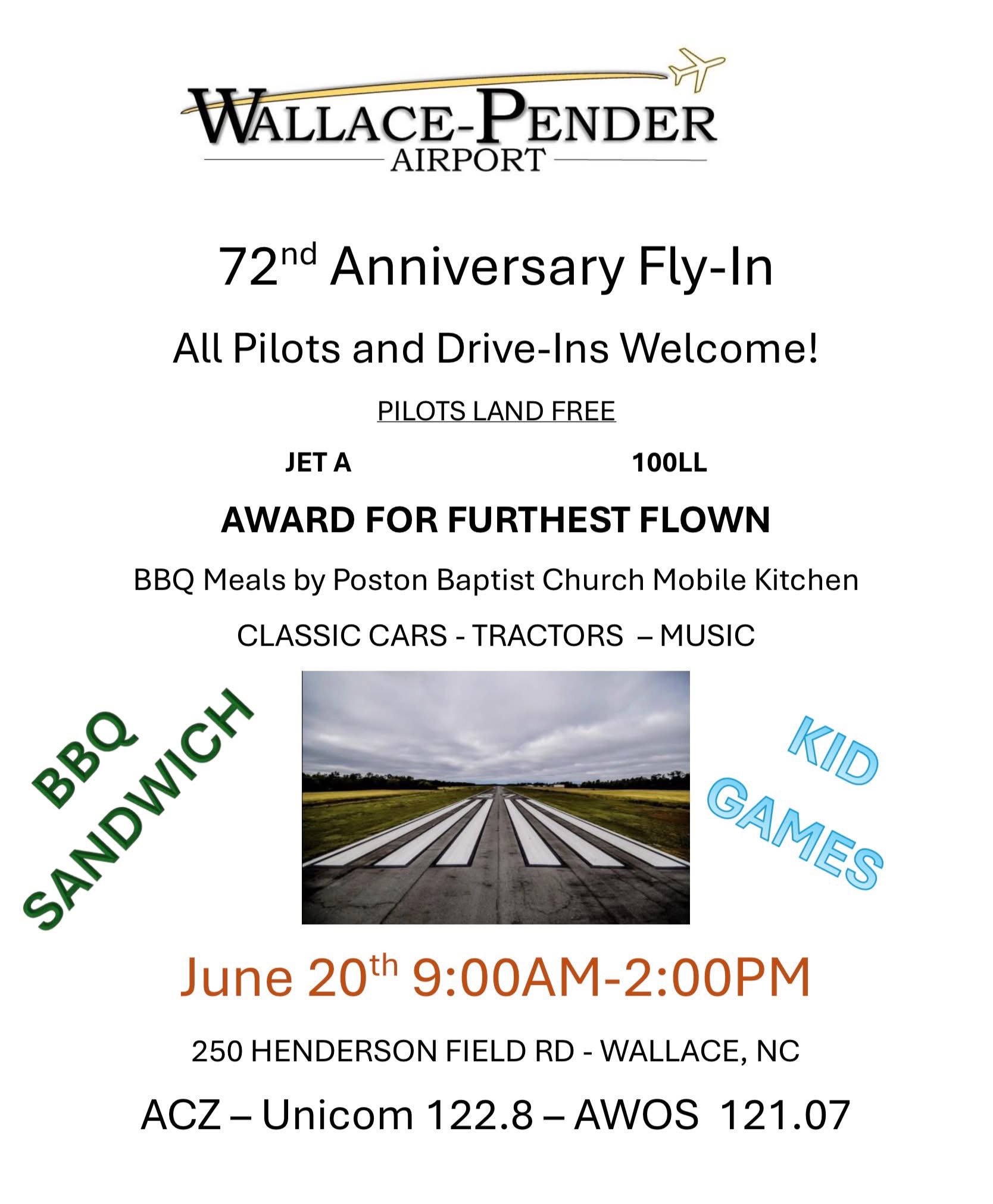 Wallace-Pender Airport Fly-in and Drive In
